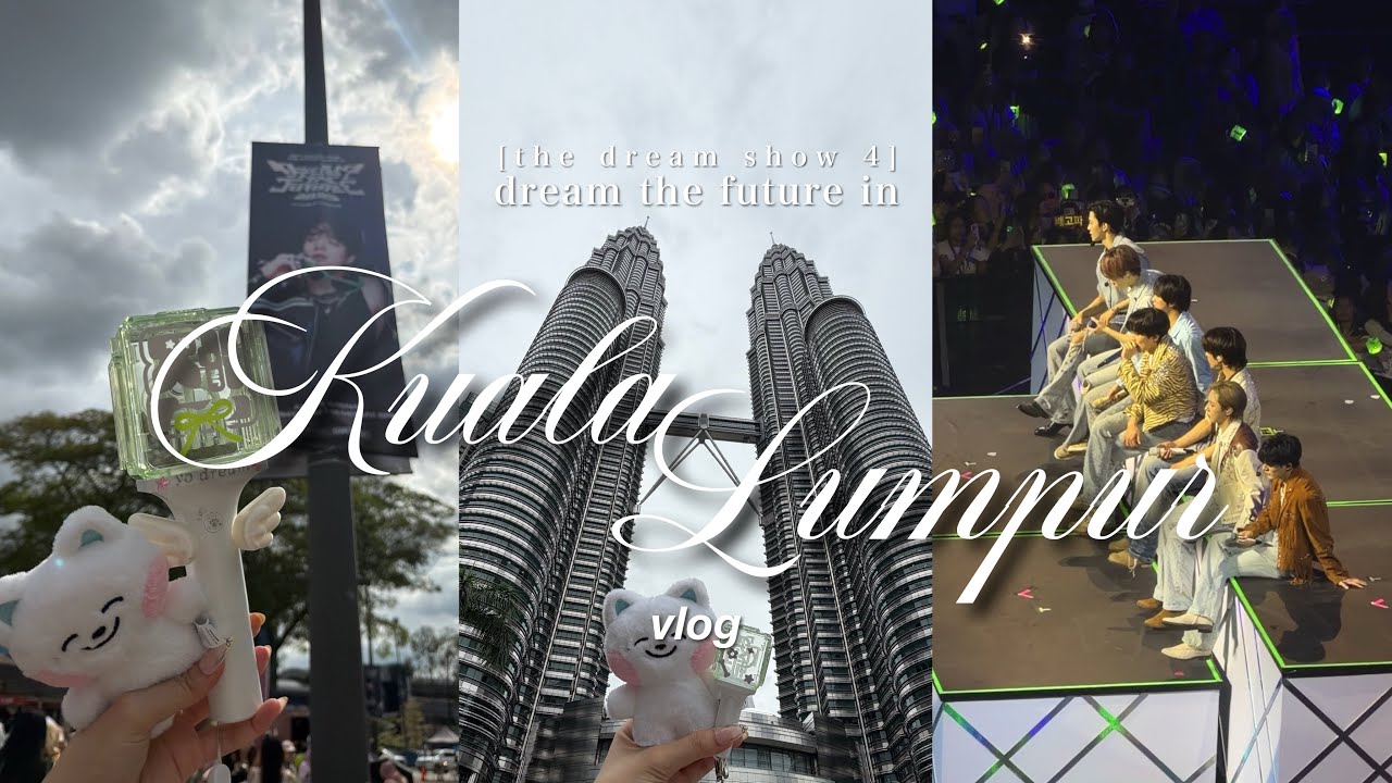 NCTzen vlog [시즈니 브이로그] | NCT DREAM the dream show 4 in Kuala Lumpur
