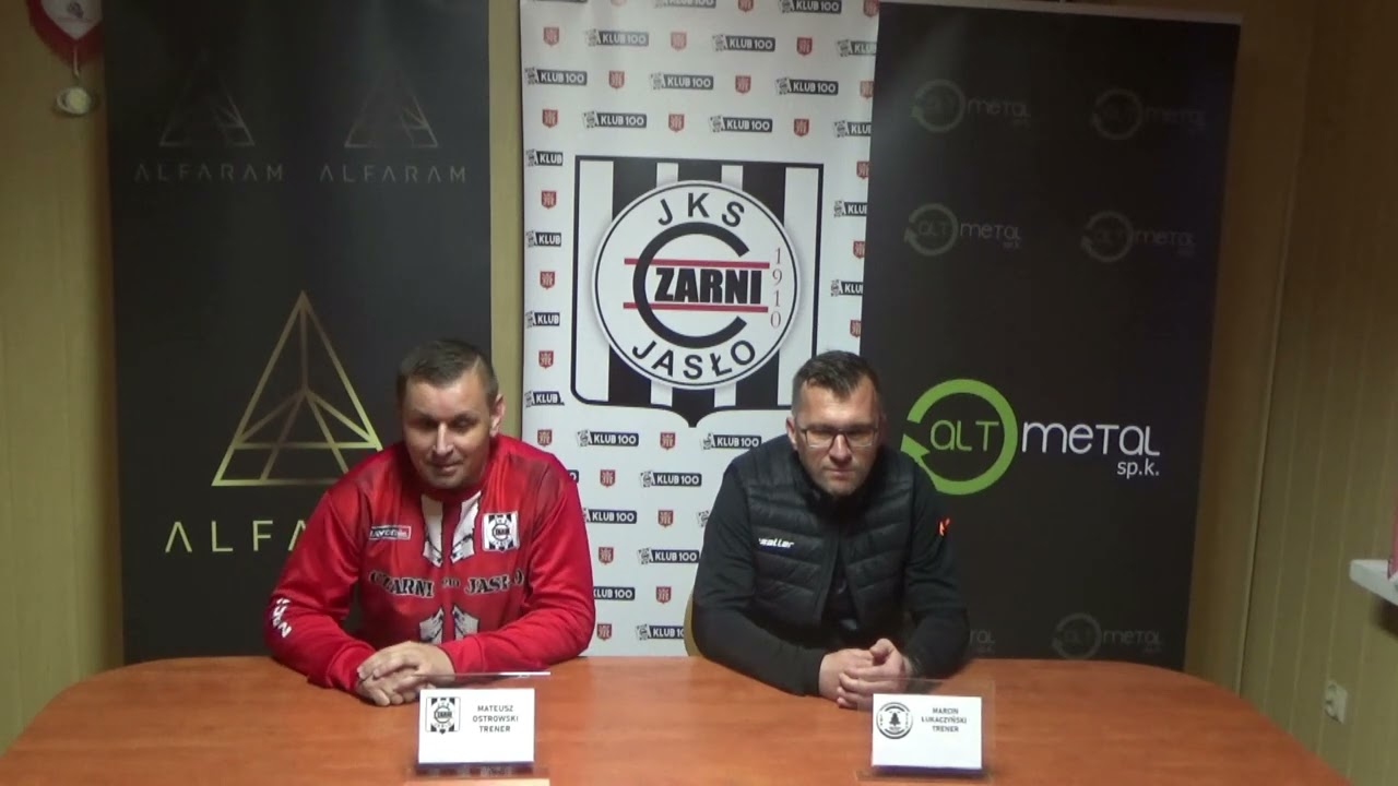 Konferencja po meczu Czarni Jasło - Cisy Jabłonica Polska 03.05.2023