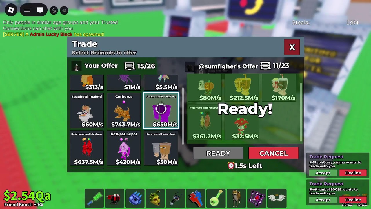 Trading in sab live