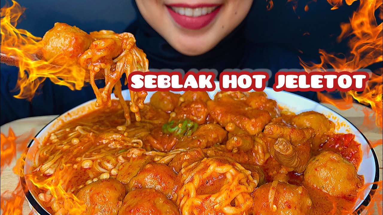 BIKIN MELOTOT‼️ ASMR SEBLAK NYEMEK HOT JELETOT🌶💥 | ASMR INDONESIA