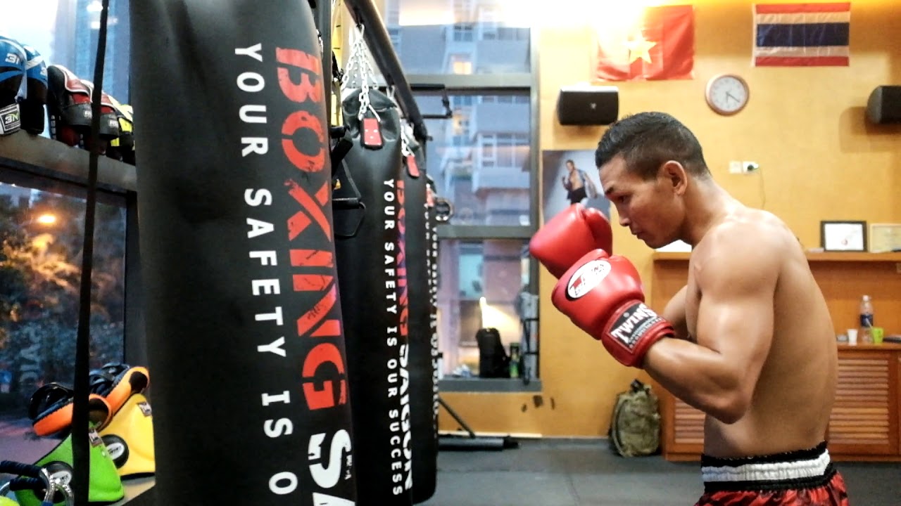 SiuArena - Heavy bag combination/Hướng dẫn cách đánh bao cát và đánh tổ hợp đòn tay căn bản