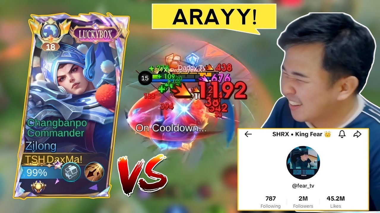 DaxMa vs King Fear? Who is the Strongest Zilong! Top 1 Global Zilong | MLBB