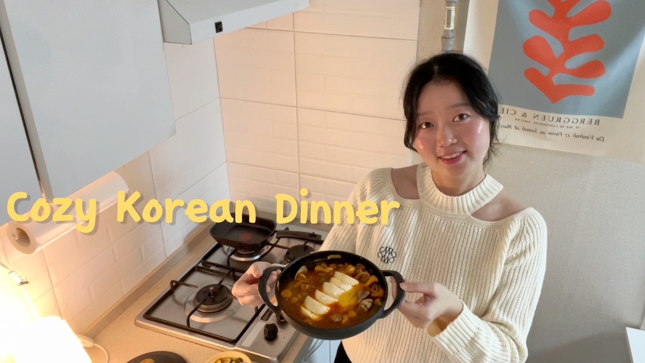 Warm & Cozy Korean Dinner 🍲 | Sundubu Jjigae at Home