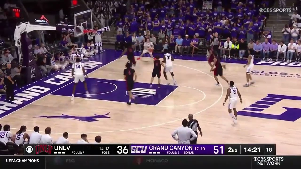 GCU Men's Basketball vs. UNLV - Highlights