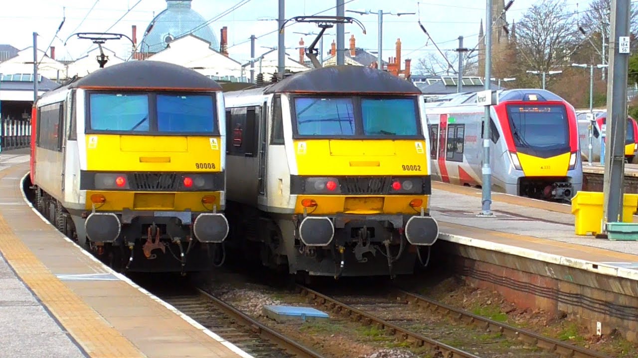 Trains at Norwich, GEML - 18/02/20