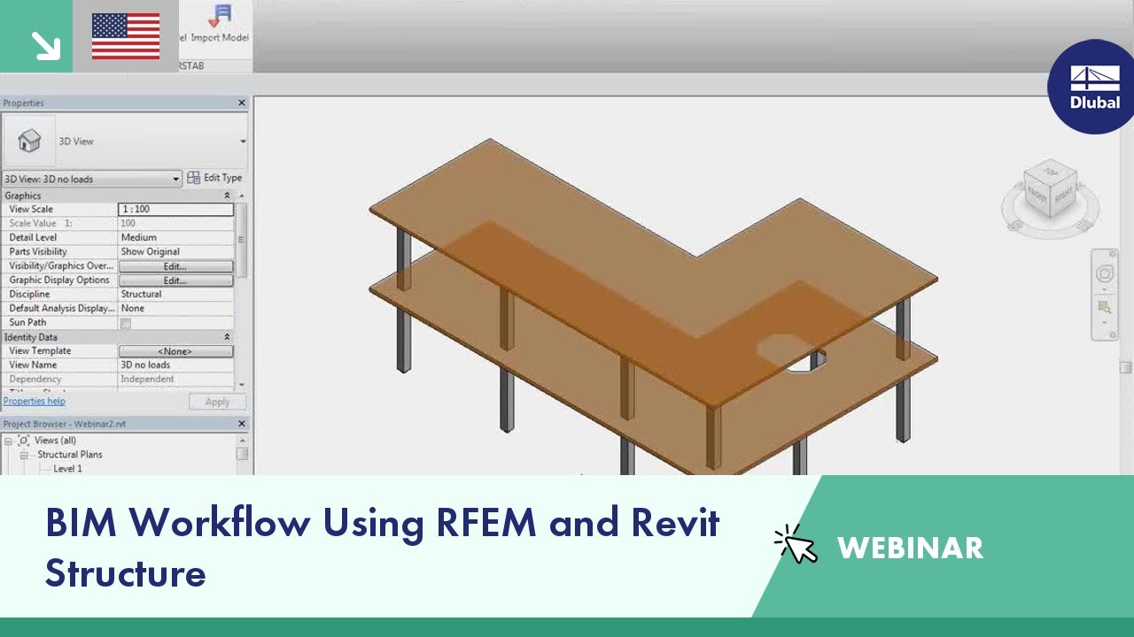 Webinar: BIM Workflow Using RFEM and Revit Structure