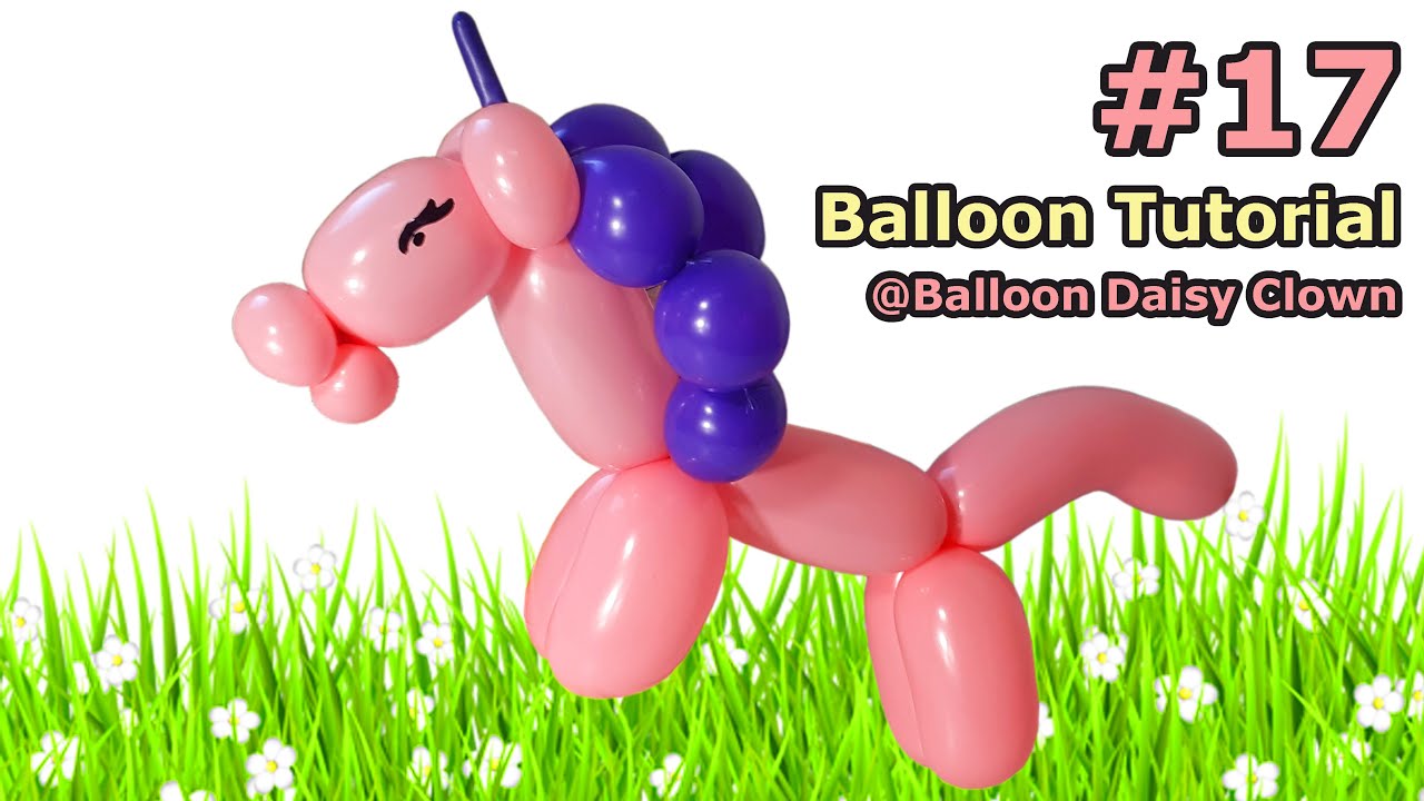 How to make a Balloon Unicorn TUTORIAL #17 Balloon Decoration Ideas