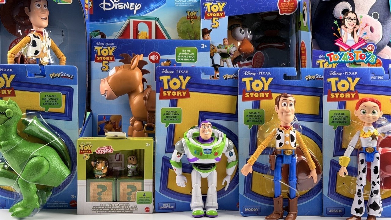 Unboxing and Review of Disney Pixar Toy Story 5 Toys Collection