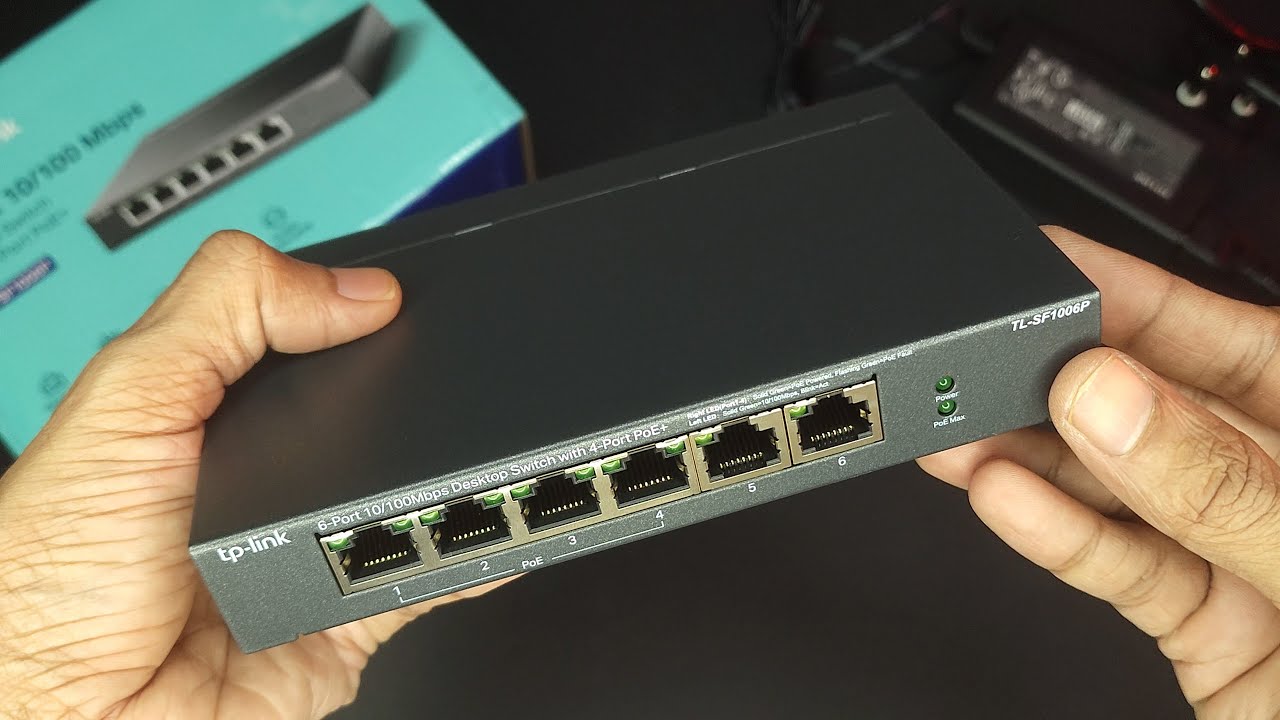 TP-Link 6-Port POE Switch - Review/Disassembly