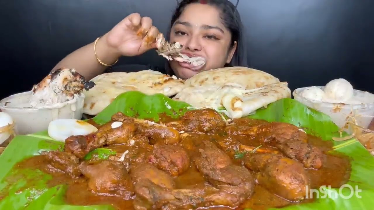ASMR eating show makbung spicy 🔥 spicy chicken chij Naam#makbung#