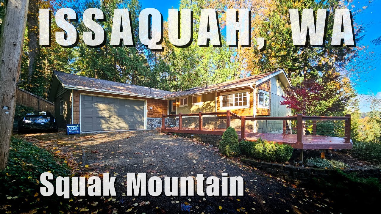 Peaceful Issaquah Squak Mt. Home Tour | Private 1-Story Forest Retreat