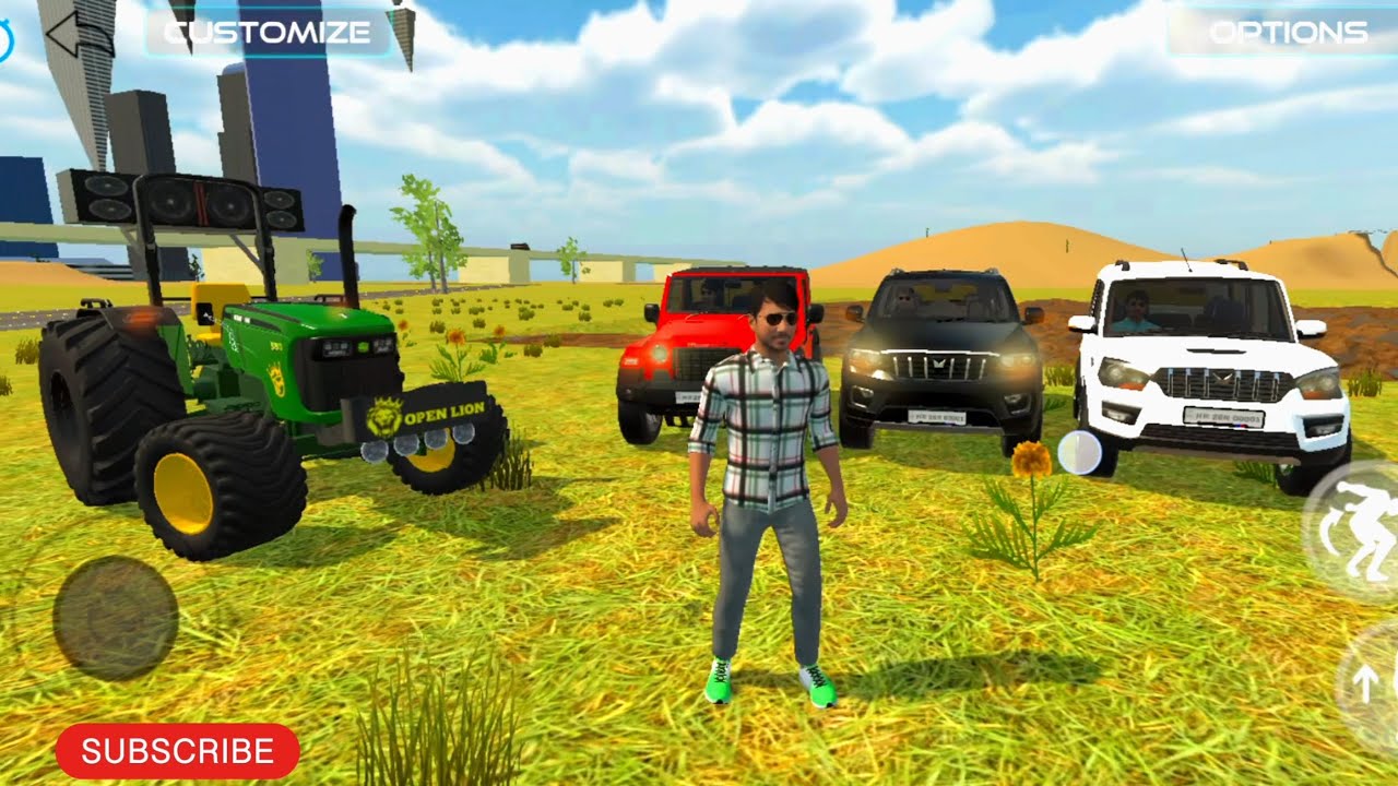 Drawing tractor and car off roading in game 🎮#viralvideo 