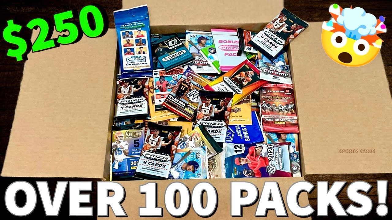 I BOUGHT 100+ SPORTS CARDS PACKS FROM GOODWILL!