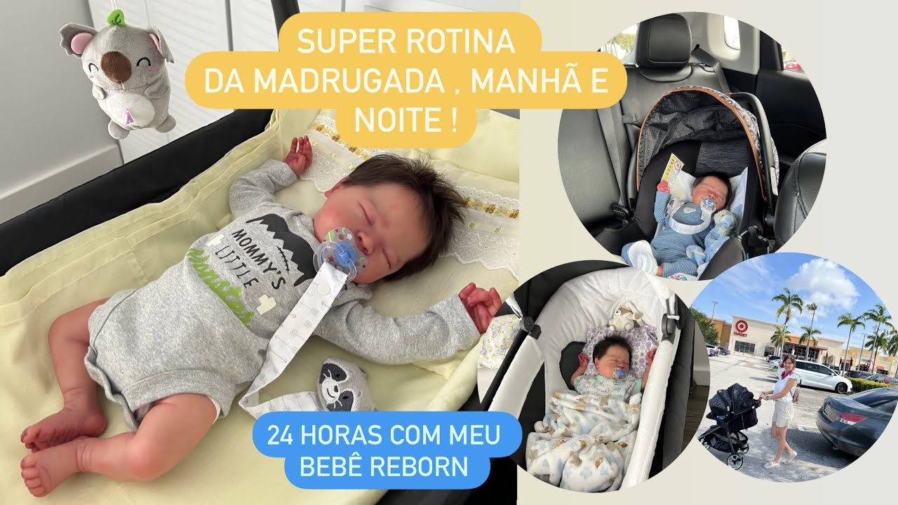 SUPER MORNING AND EVENING ROUTINE - I SPENT 24 HOURS WITH MY REBORN BABY