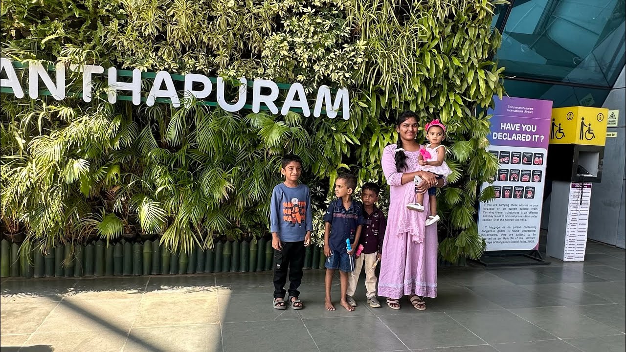 🔔Oneday trip to Trivandrum airport and zoo @DaphneDJPaul Family tour 😍