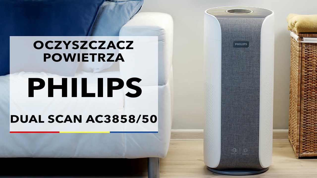 Oczyszczacz powietrza Philips Dual Scan AC3858/50 - dane techniczne - RTV EURO AGD