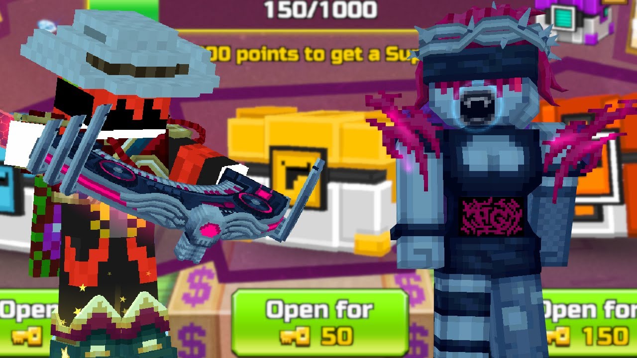 Rap Star Lottery & Metal Head Set Showcase! [Pixel Gun 3D] Part 71