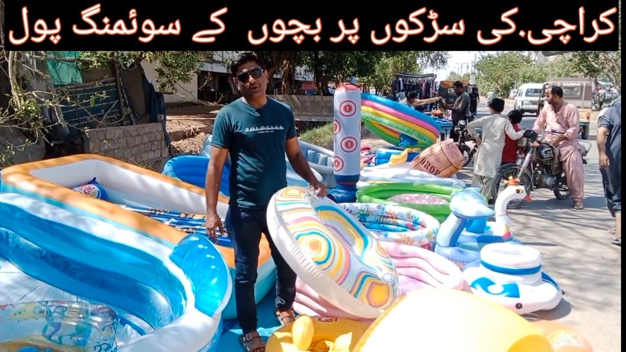 Imported Swimming Pool fir Kids & Elders at Road Side Of Karachi Near North Karachi Up Mor