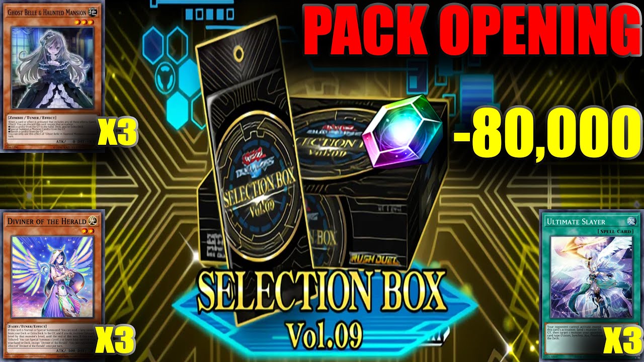 PACK OPENING SELETCTION BOX (Vol 9 ) YU-GI-OH Duel Links