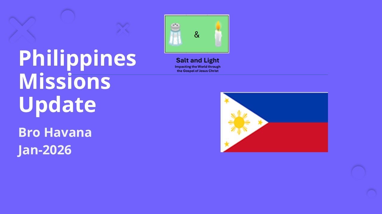 Philippines Church Update - Bro Havana