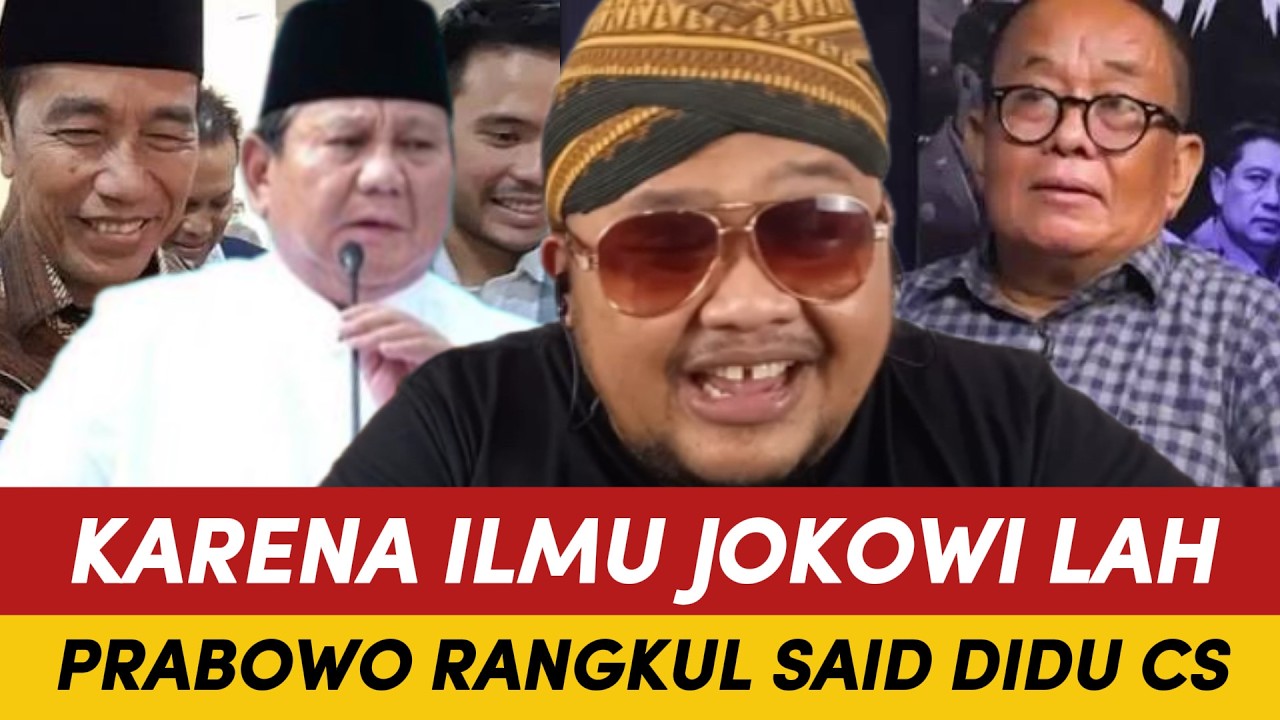 NGAKAKK, KARENA ILMU JOKOWILAH! PRABOWO MAU RANGKUL SAID DIDU CS wkwk
