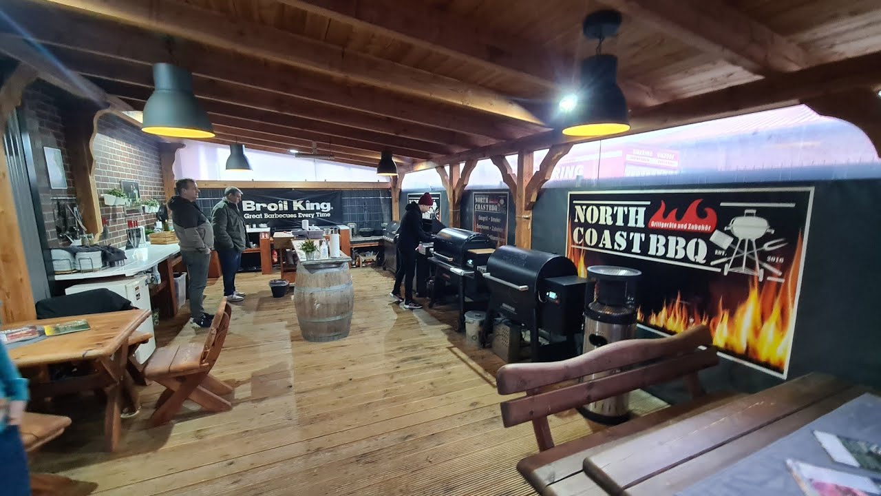 Besuch im MännerParadies ! Northcoast BBQ ! Wild Currywurst,  mit selbstgemachter Curry Soße !