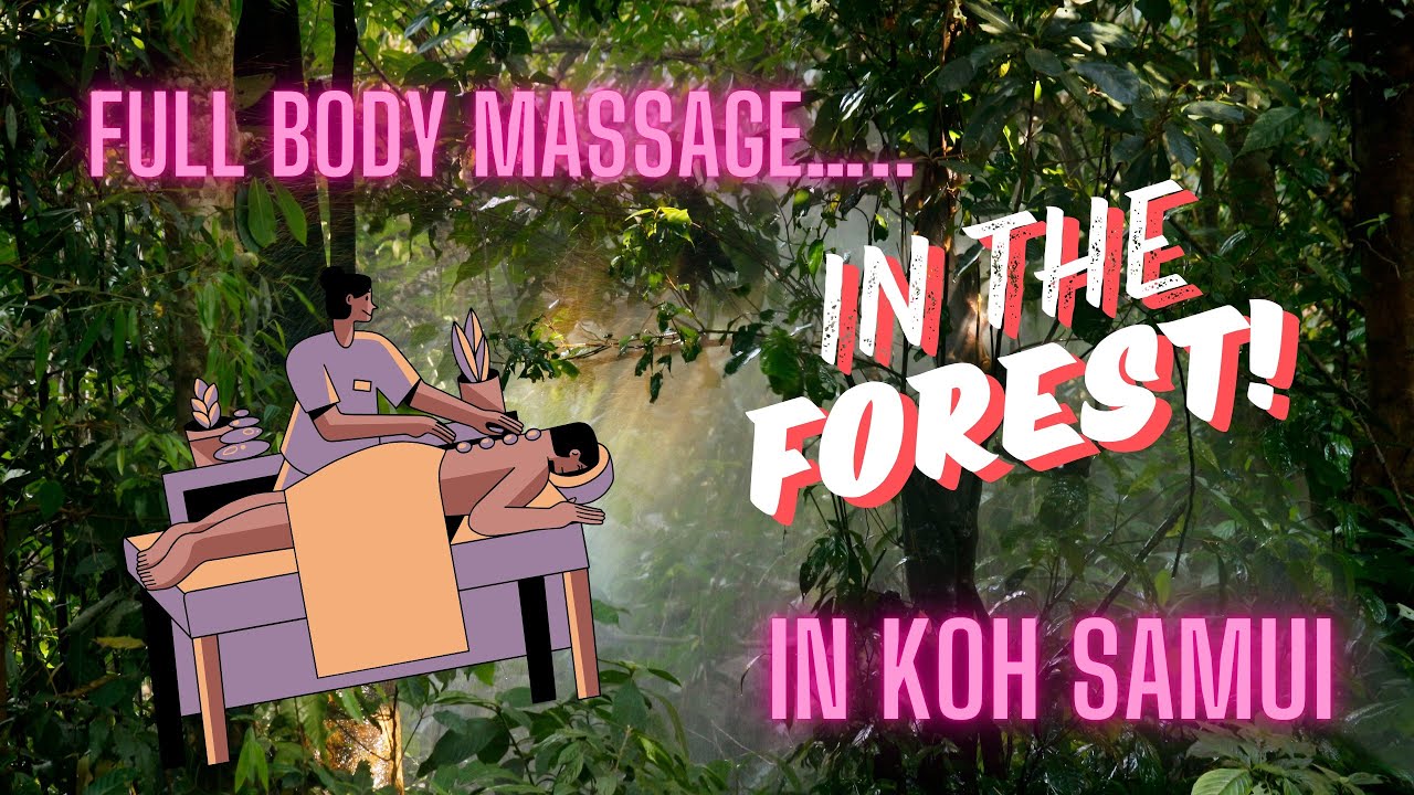 FULL BODY MASSAGE IN THE FOREST! Walk through Taramind Springs Forest Spa with me! Koh Samui