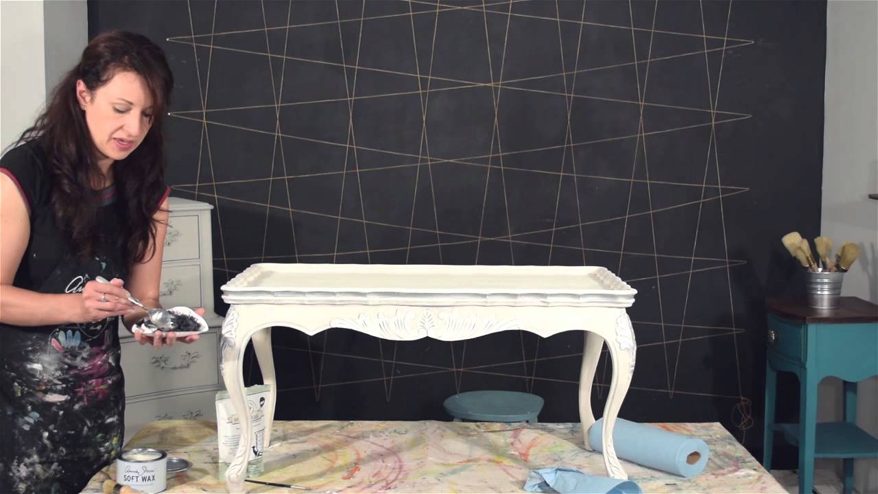 Creating the Gustavian Style - Part 6: Applying a Tinted Wax