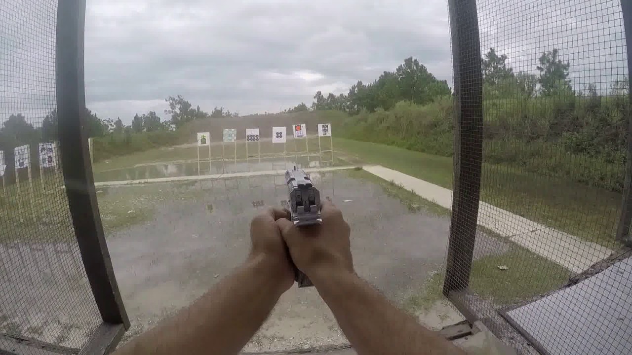 PRISMATIC DUELLER DUAL BARREL 45ACP SHOOTING