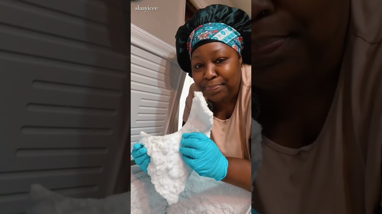 ICE EATING FREEZER FROST COMPILATION TIKTOKER PROFESSOR NIKKI OGLEVEE