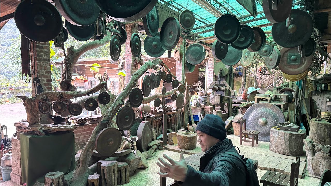 2026年1月11日／烏來／加九寮步道（已損毀）／銅雕藝術工坊／銅鑼聲療癒身心