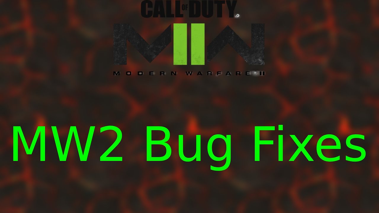 Two MW2 Bug Fixes To Fix Crashing And Not Launching!