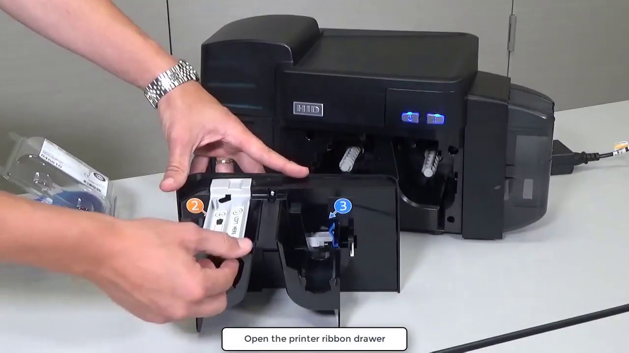 FARGO DTC1500 How to Load Consumables