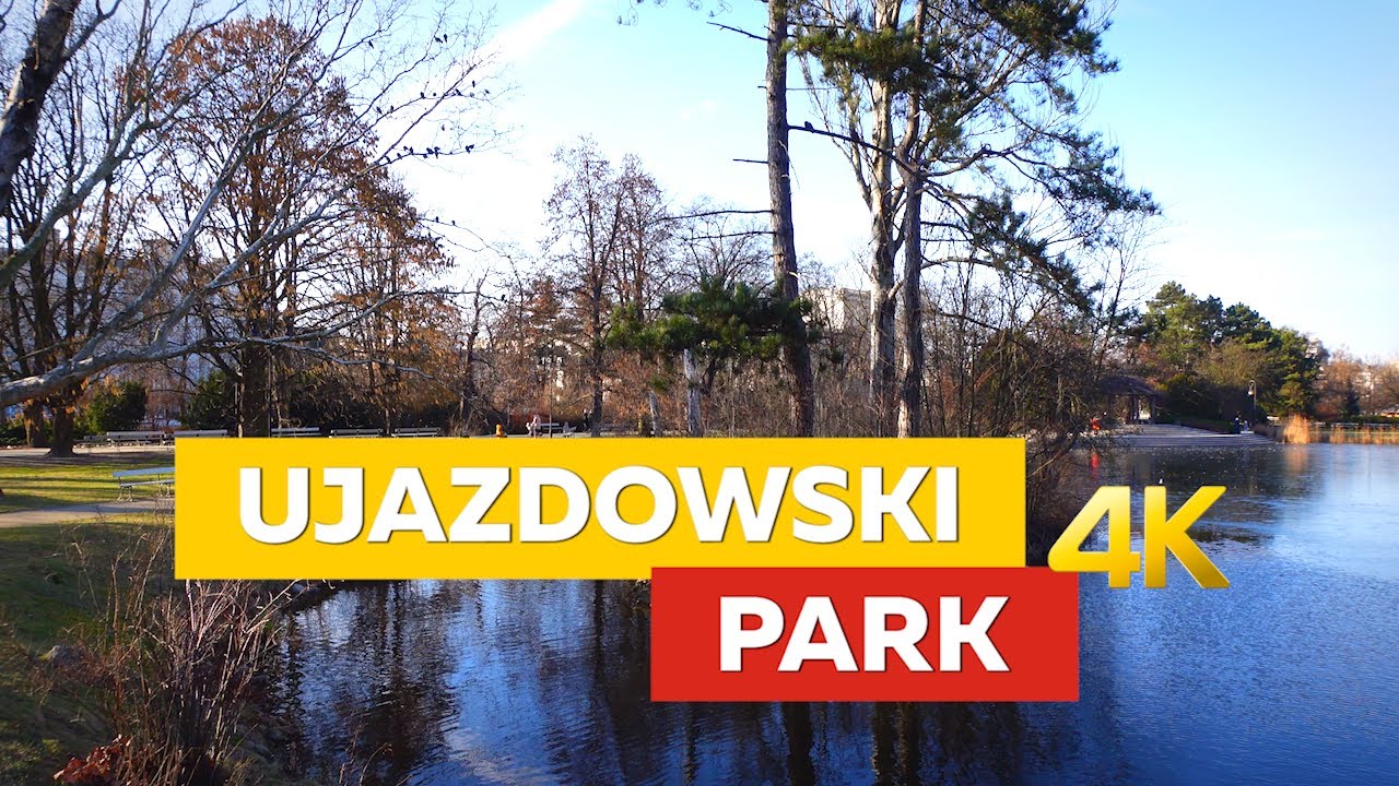 Warszawa, Park Ujazdowski , Walking Warsaw, Poland 4K #warszawa #walkingtour