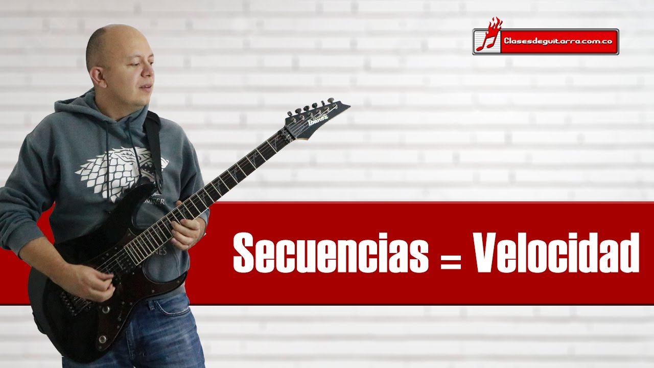 Desarrolla velocidad en la guitarra usando secuencias
