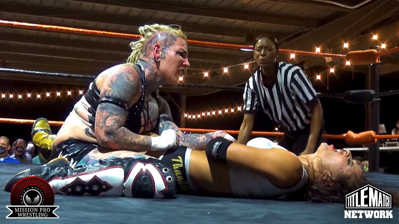 Гром Роза против Линдси Сноу — Женская борьба (Mission Pro Wrestling)