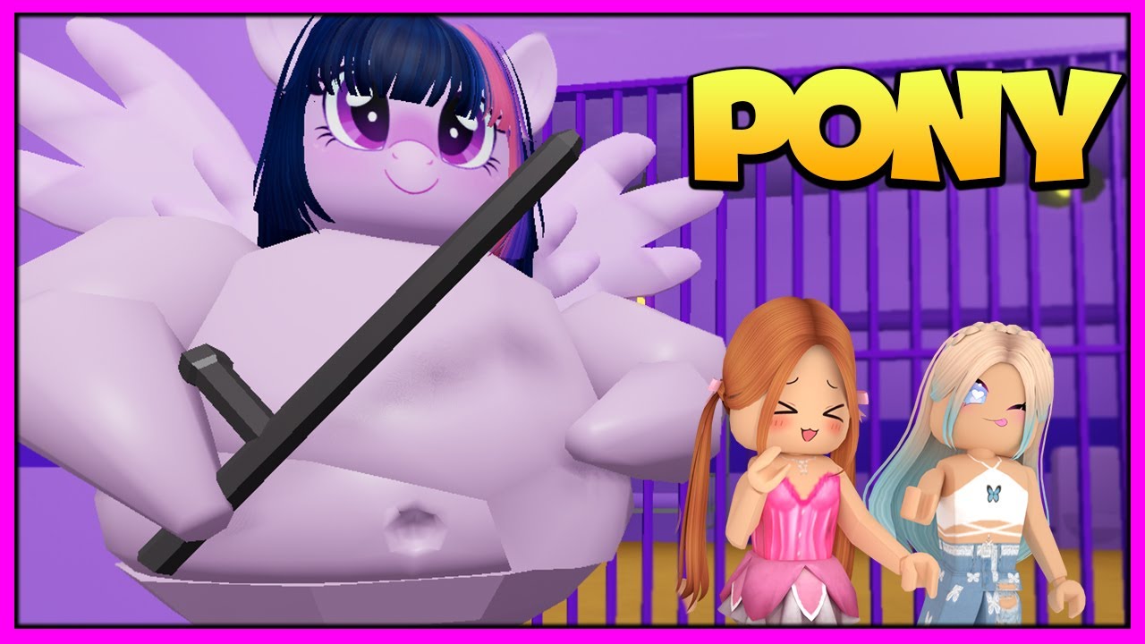 ŞİŞKO PONY HAPİSHANESİNDEN KAÇIYORUZ 😂 ROBLOX MY LITTLE PONY'S PRISON RUN | KÜBRA NİSA