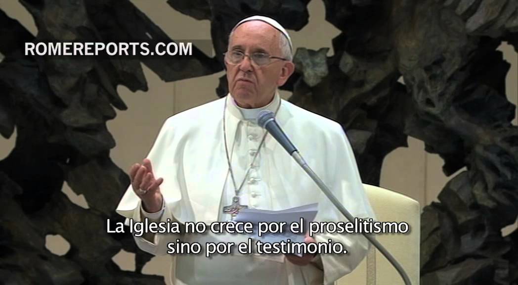Papa con Cursillos de Cristiandad: Habéis crecido sin hacer proselitismo, es una virtud