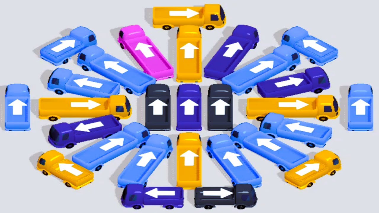 🟡 Bubble Bus: Parking Jam Puzzle 🔵 GAMEPLAY Levels 1-9 (Android, iOS)
