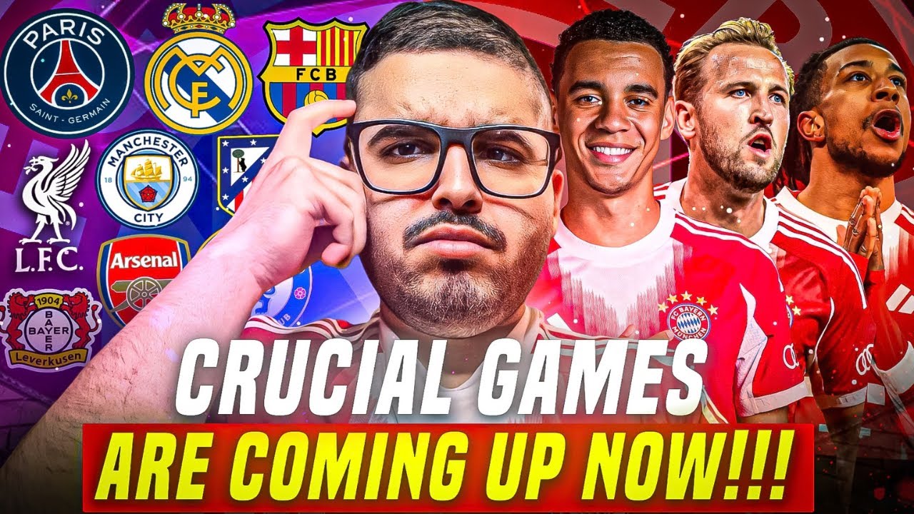 CRUCIAL GAMES are coming up NOW!!! 🔥💪🏻 | MUST WIN GAMES FOR BAYERN MÜNCHEN IN ALL COMPS!!! 🇩🇪🤔