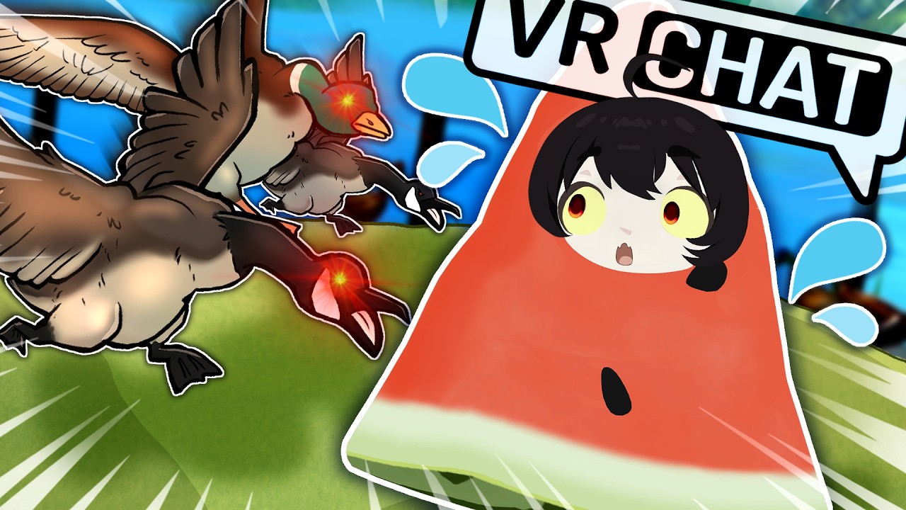 Арбуз под прикрытием врывается на вечеринку VTuber