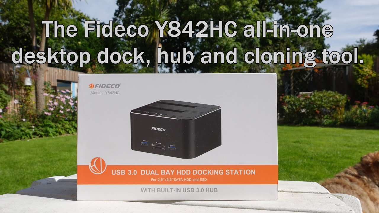 Things just keep getting better! The Fideco Y842HC dual Dock, Hub and offline Cloning solution