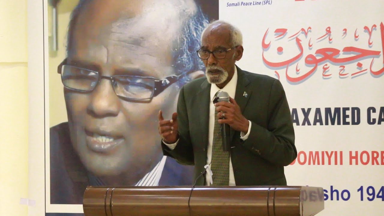 Prof.Jawaari oo ka wrbixiyay taariikhda uu lahaa Pro.Maxamed Cabdi Gaandi oo geeriyooday