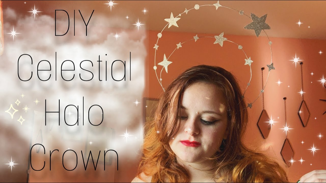DIY Celestial Halo Crown