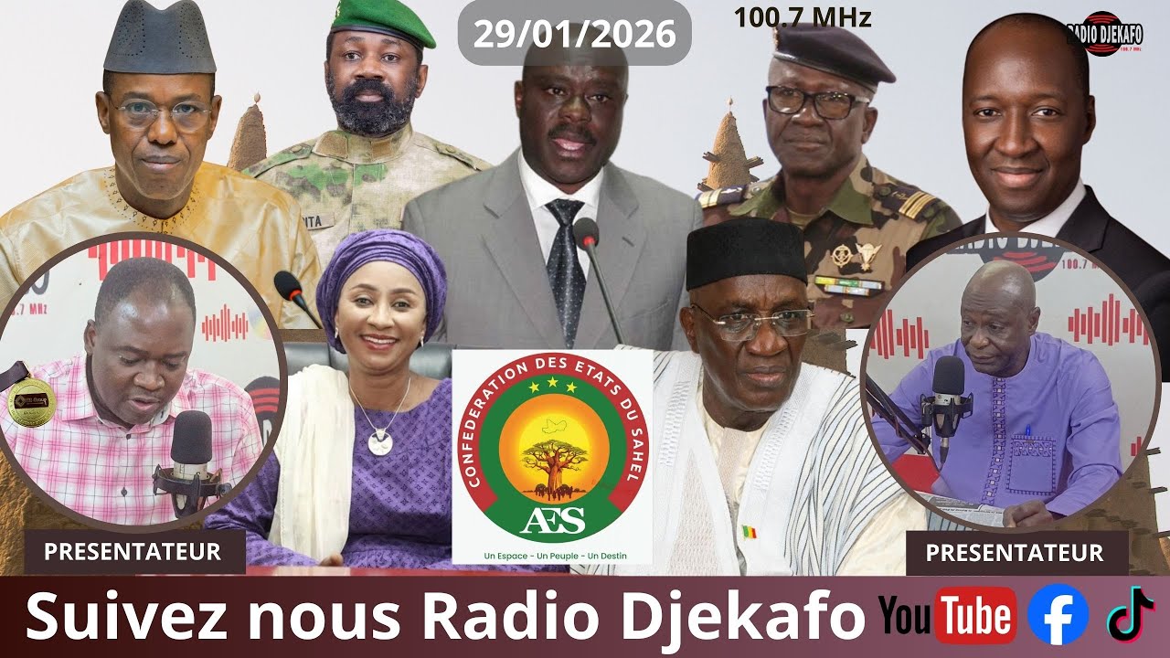 RADIO DJEKAFO 29 JANVIER ABOUBACAR CAMARA ET BOUA DIABATÉ