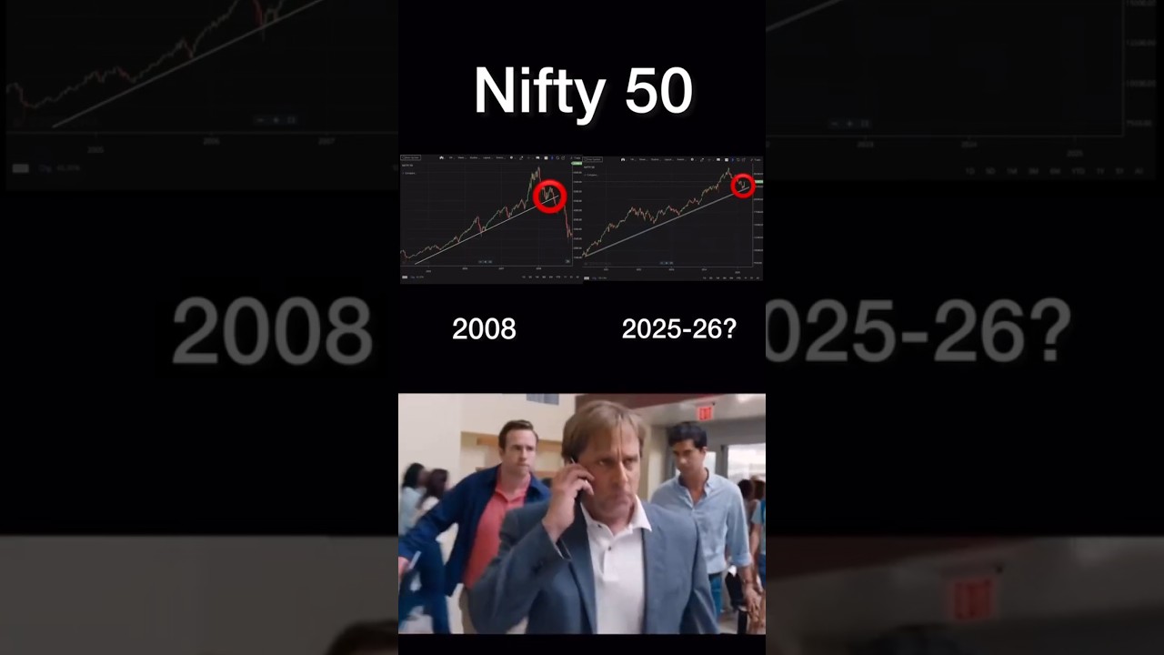 🚨 Indian Stock Market Bubble? NIFTY 50 Crash Incoming! #shorts