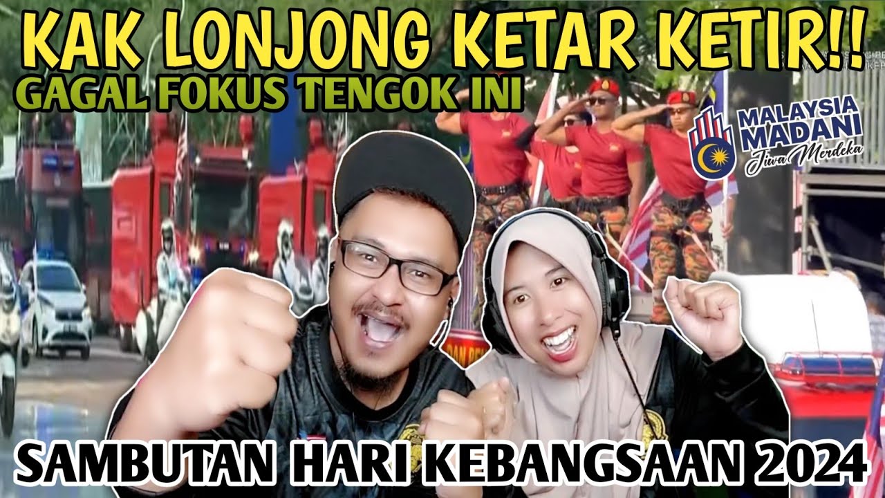 SELAMAT HARI KEBANGSAAN 2024 GENG🔥 KAK LONJONG AUTO TERIAK LAYAN PERARAKAN INI | Wak & Kak Lonjong