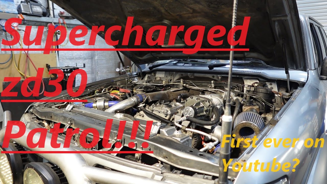 YOUTUBE FIRST?? Supercharged ZD30 Nissan patrol, will it even run?????