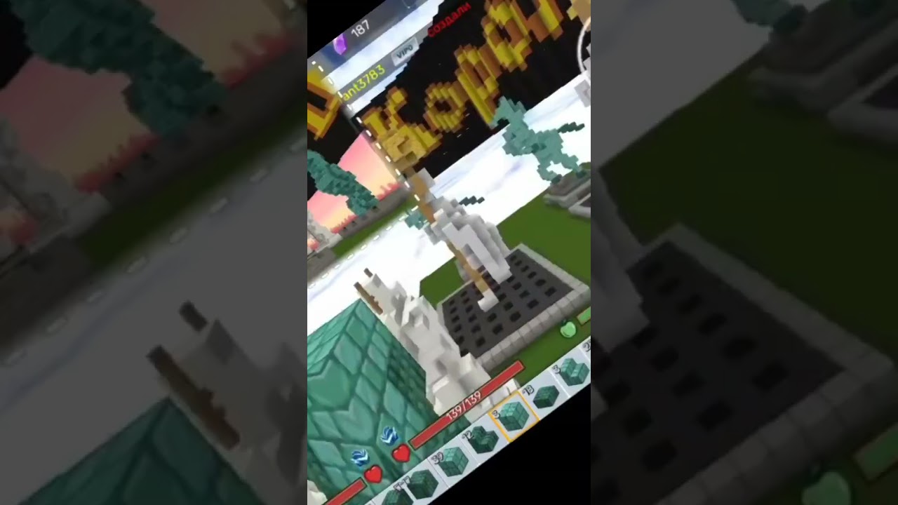 Полное видео на канале #blockmango #skyblock #buildideas #блокменгоскайблок