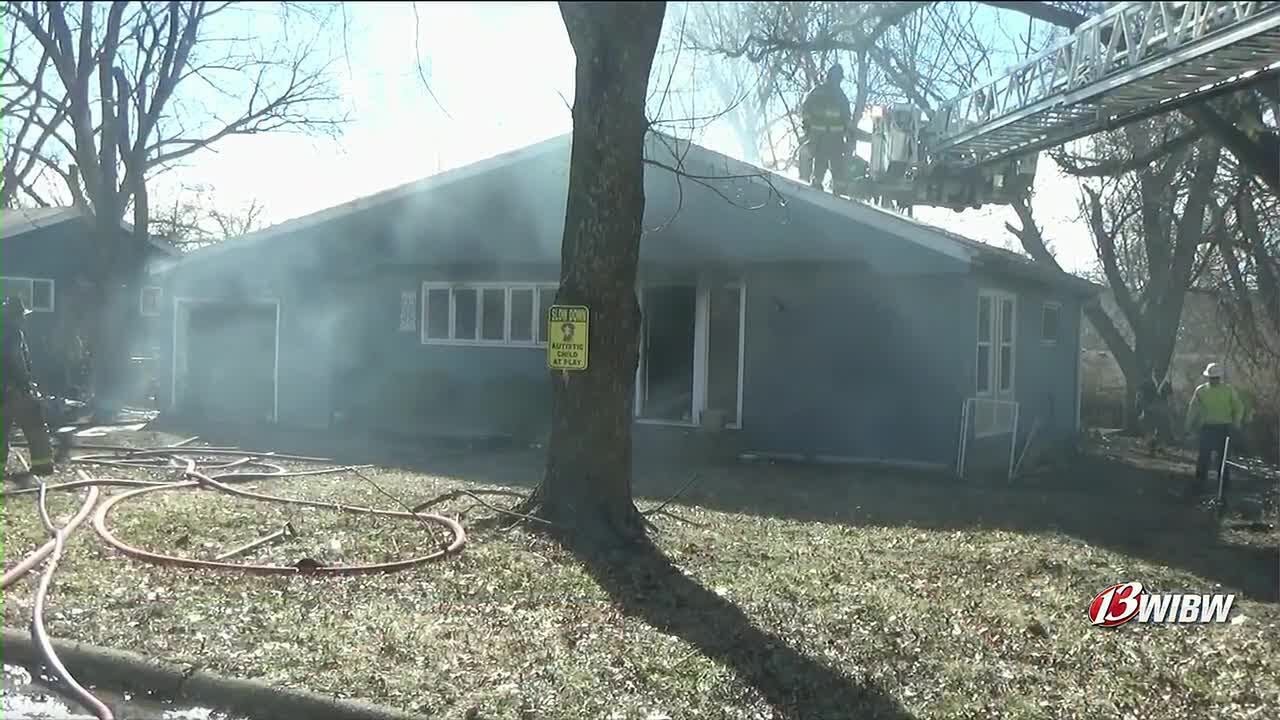 Two dogs reported dead in Wednesday morning house fire in south Topeka